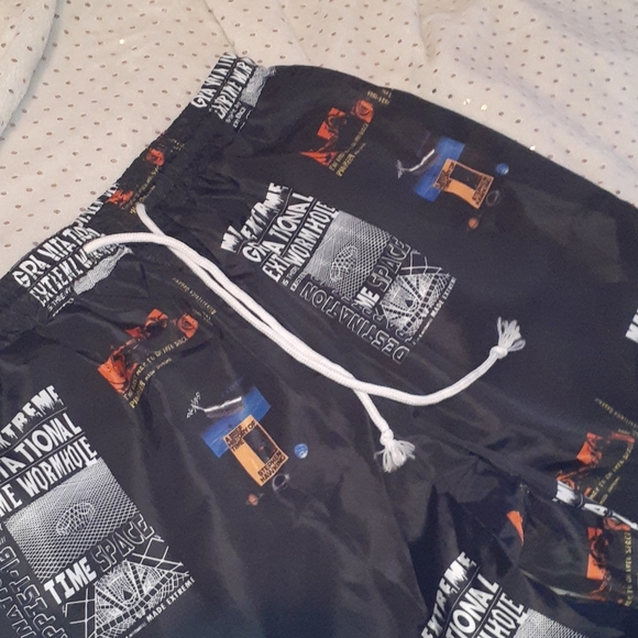 Letter graphic drawstring pants - Picture 4 of 6